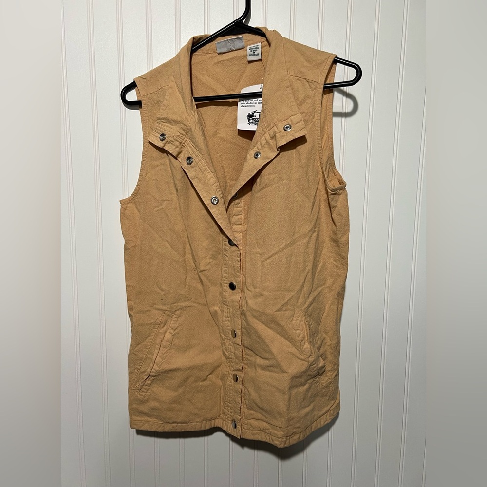NWT Vintage Collections Tan Sleeveless Top| Size Medium